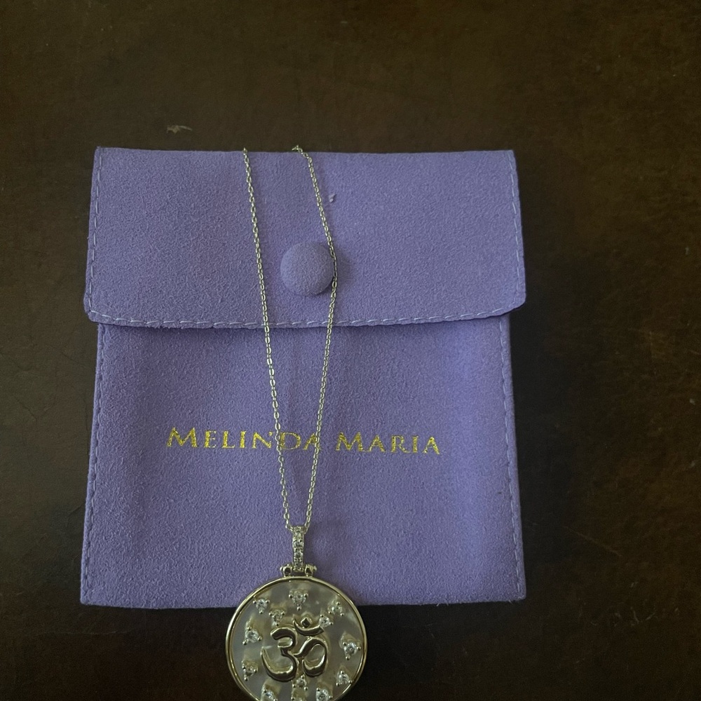 Melinda Maria Gold Pendant Necklace